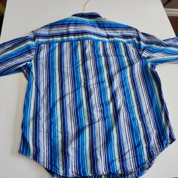 Robert Graham | Flip Collar/Sleeve Striped Shirt - Picture 5 of 8